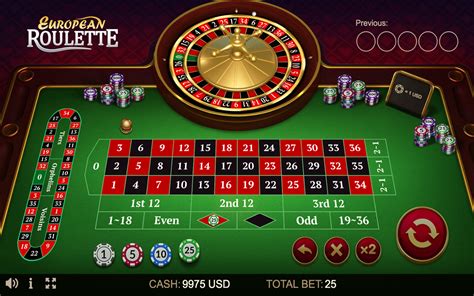 european roulette game